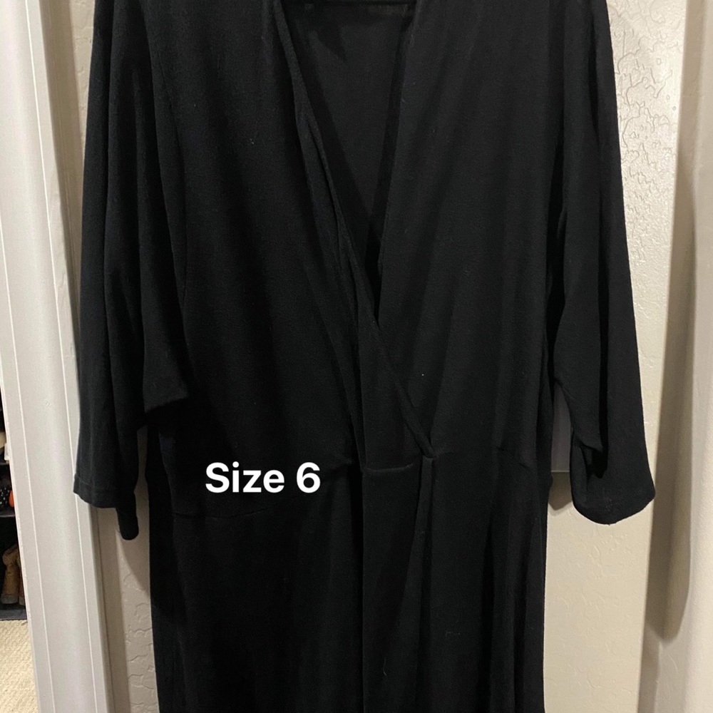 Faux wrap dress